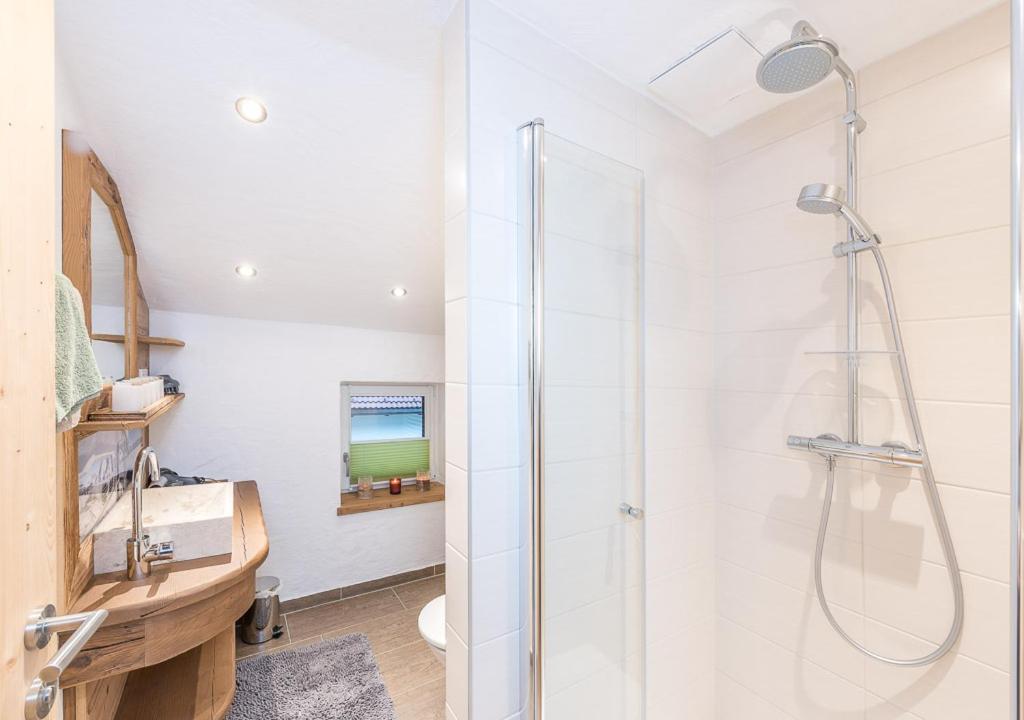 Kúpeľňa v ubytovaní Haus Mösenlechner
