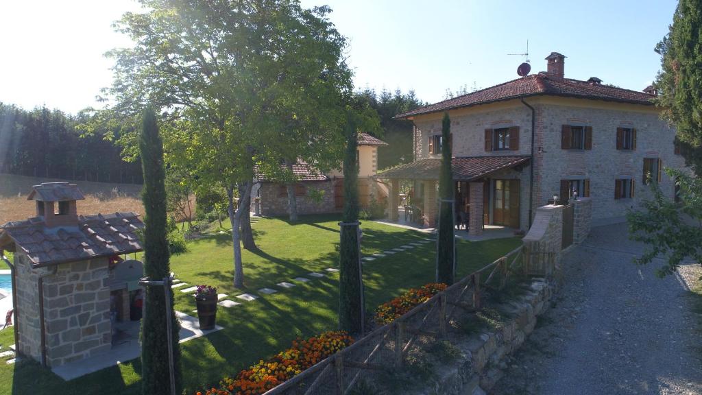 Zahrada ubytování L'Antico Cipresso