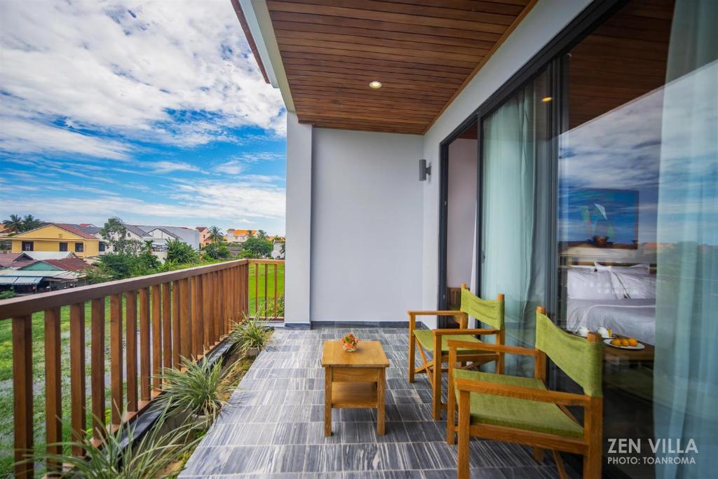 Balkón nebo terasa v ubytování ZEN Boutique Hoi An - Eco-Friendly Villa