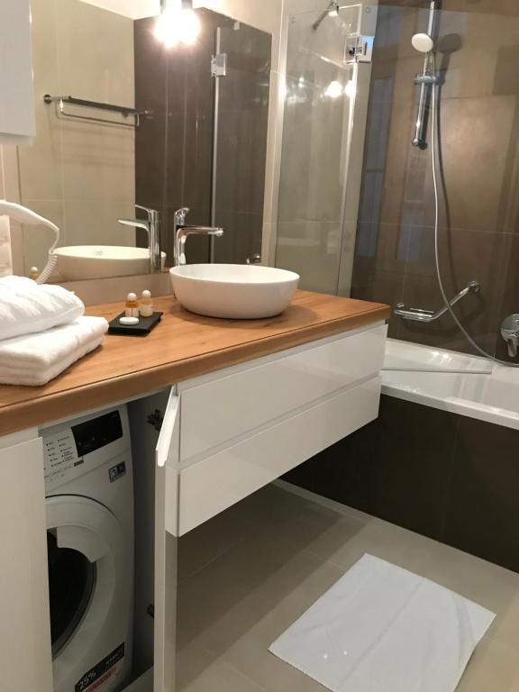 Kúpeľňa v ubytovaní Steiner Residences Vienna Taborstrasse