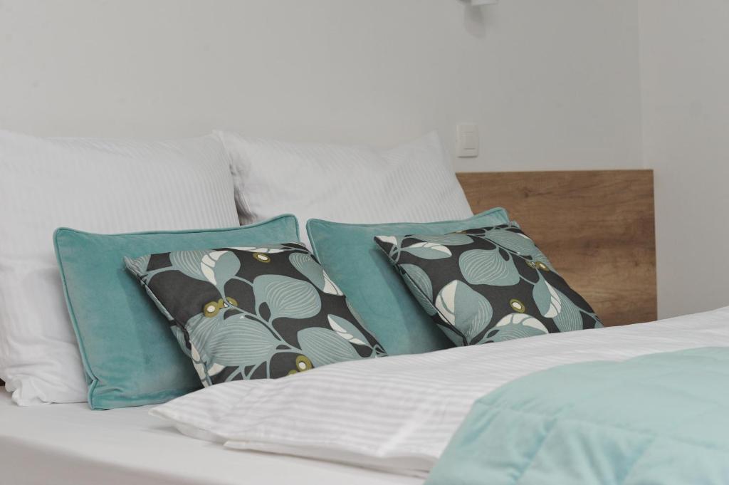 Postel nebo postele na pokoji v ubytování Motel As