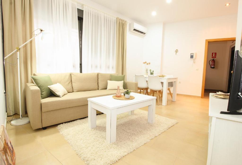 A seating area at Apartamento San Julian