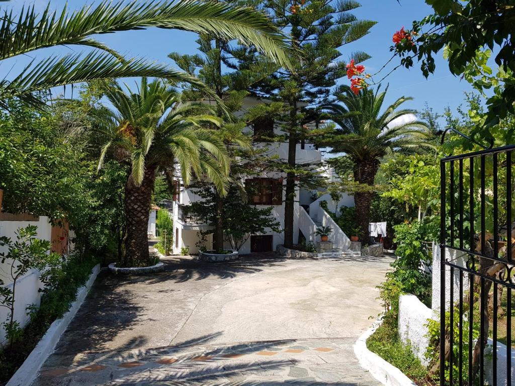 Zahrada ubytování Villa Ourania
