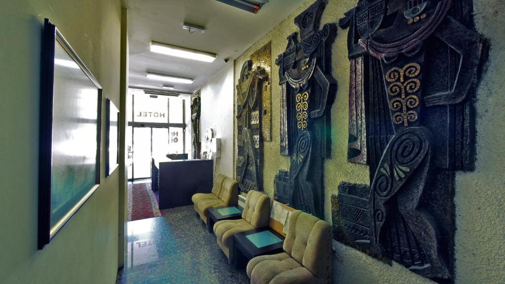 Posezení v ubytování Hotel Alabin Central