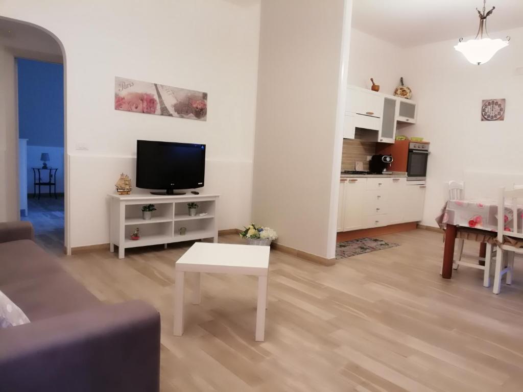 TV a/nebo společenská místnost v ubytování Casa Simo