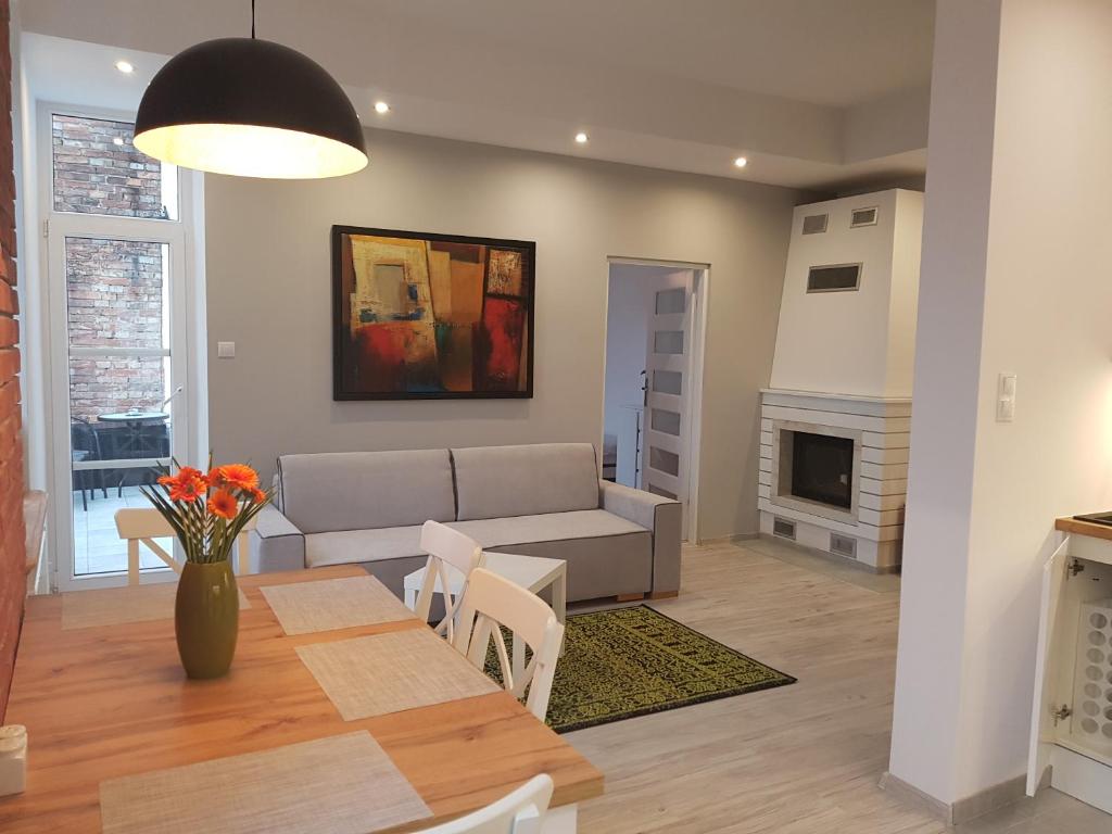 Ruang duduk di Pod Jasną Górą Apartament 23