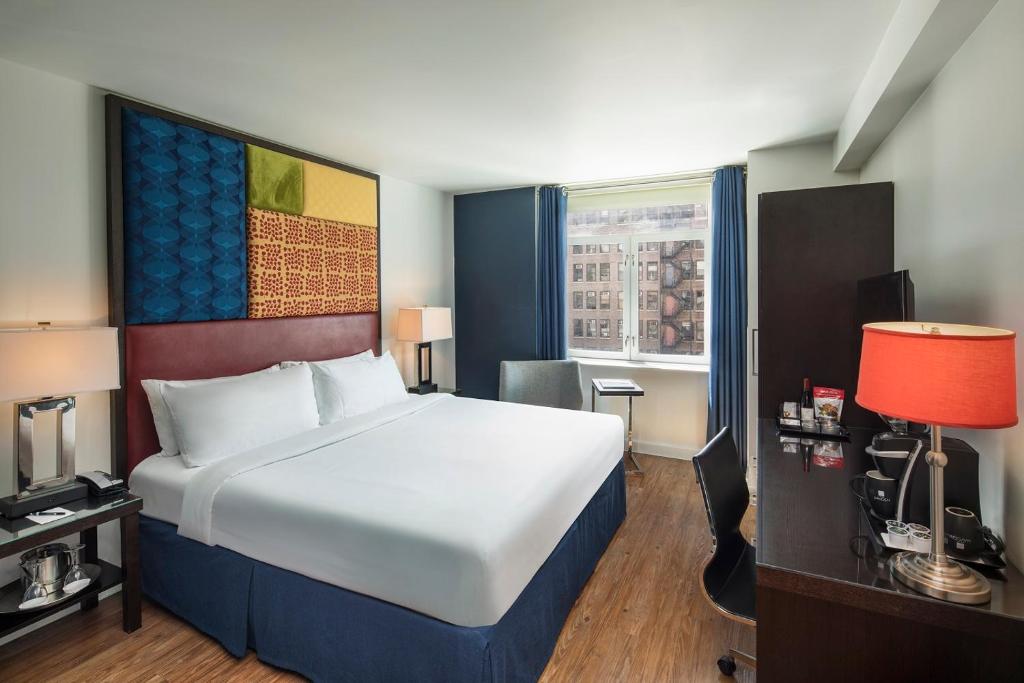 Postel nebo postele na pokoji v ubytování Hotel Hayden New York