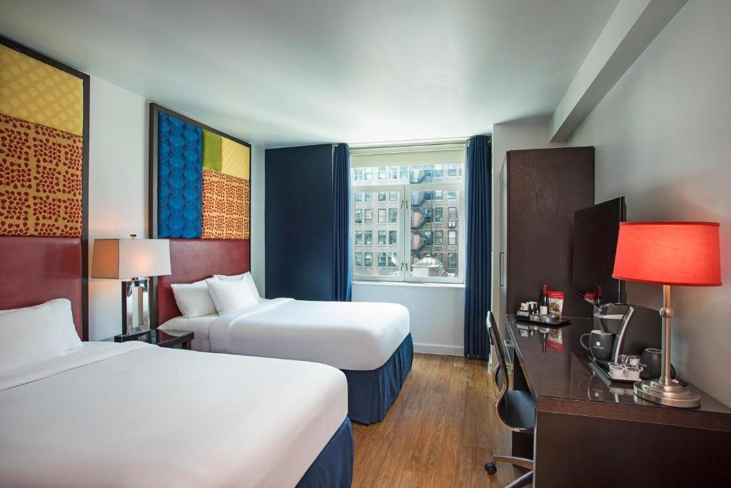 Postel nebo postele na pokoji v ubytování Hotel Hayden New York