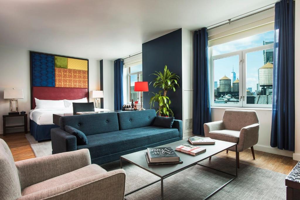 Posezení v ubytování Hotel Hayden New York