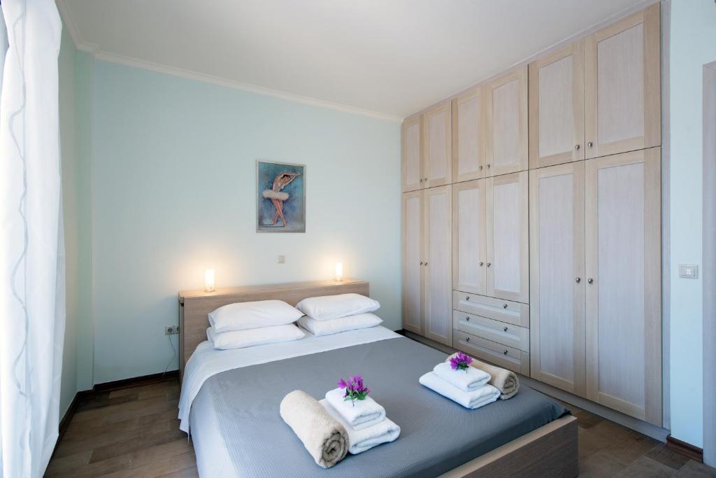 Postel nebo postele na pokoji v ubytování Villa Aziza