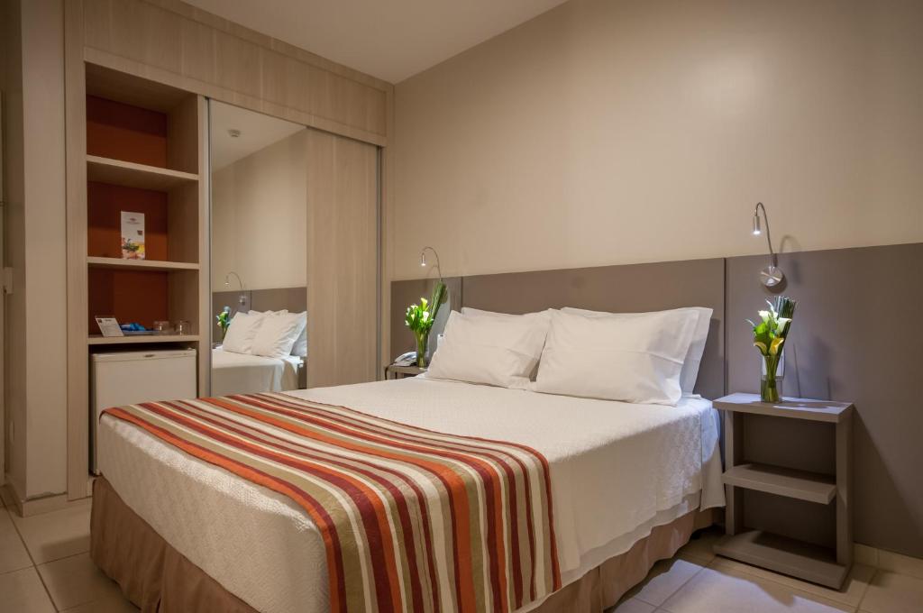 En eller flere senger på et rom på Saint Peter Hotel São Jose do Rio Preto