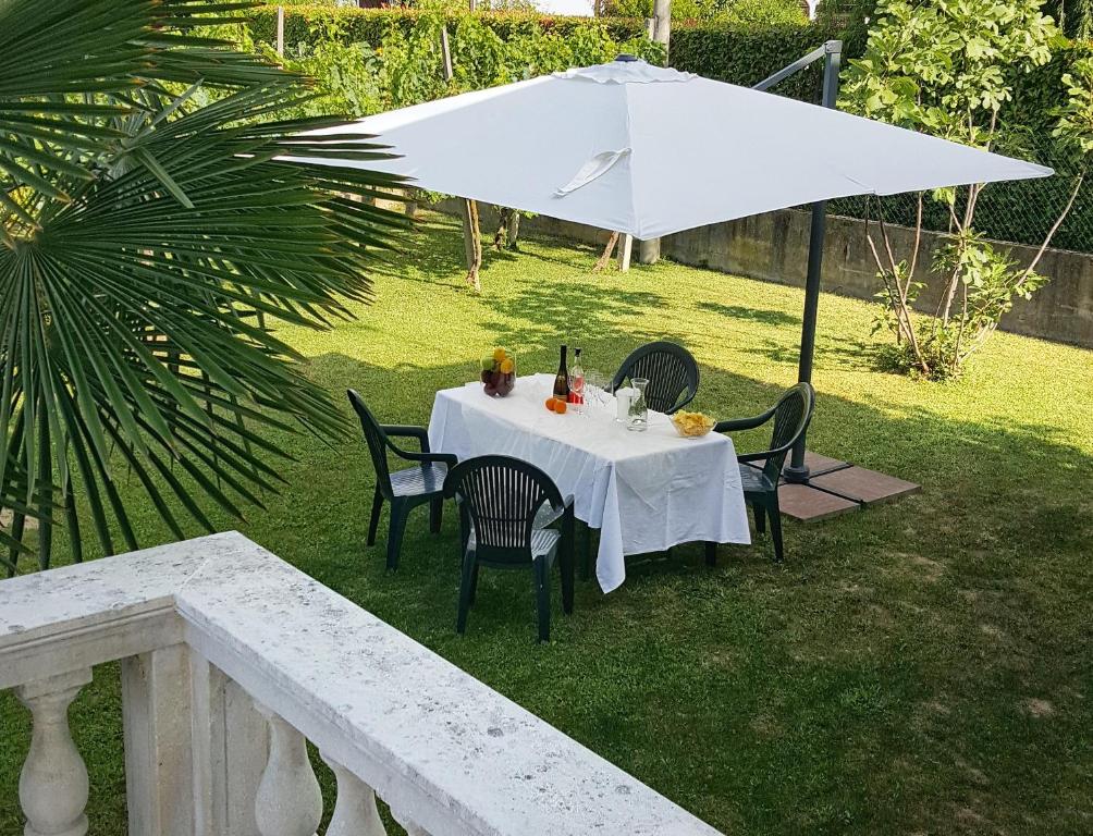 Zahrada ubytování Casa del Vigneto