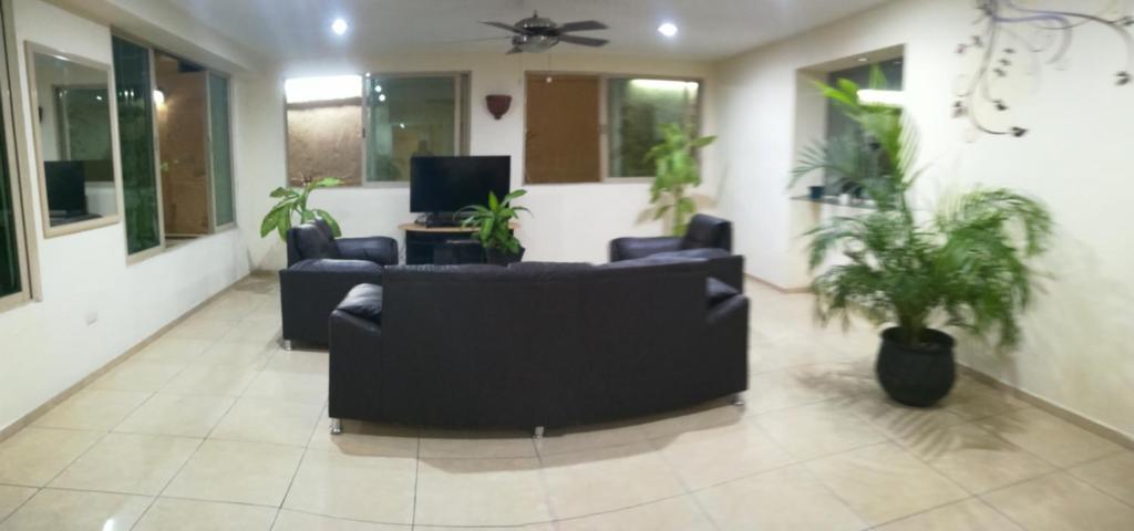 Posezení v ubytování Hotel El Marques