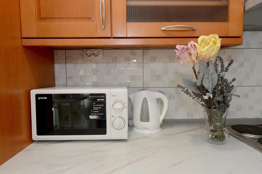 Kuchyňa alebo kuchynka v ubytovaní Apartman Adriana
