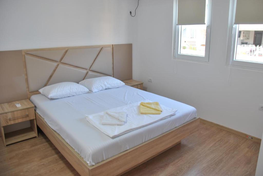 Krevet ili kreveti u jedinici u okviru objekta Haamel Apartment
