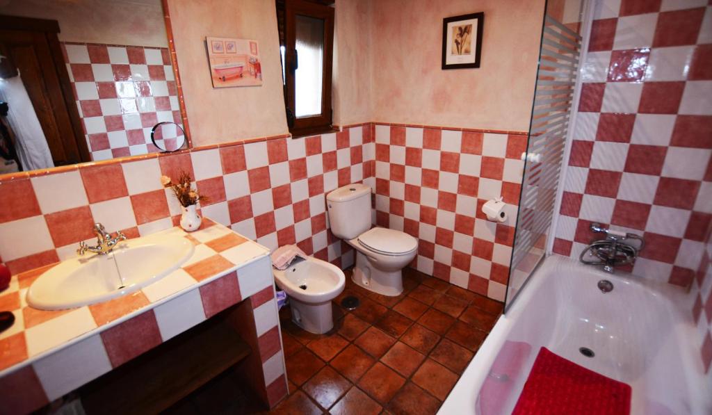 Koupelna v ubytování Casa del Altozano