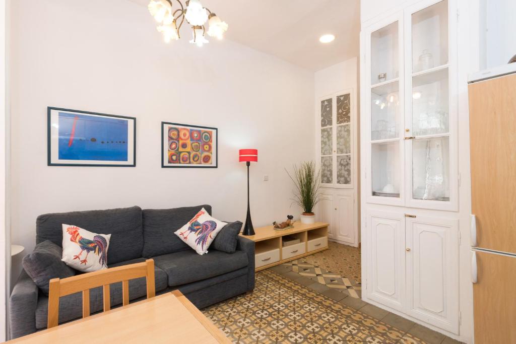Posezení v ubytování ApartEasy - Central Gracia Apartments