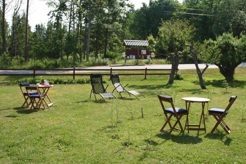 Zahrada ubytování Bed & Breakfast Björkhyddan