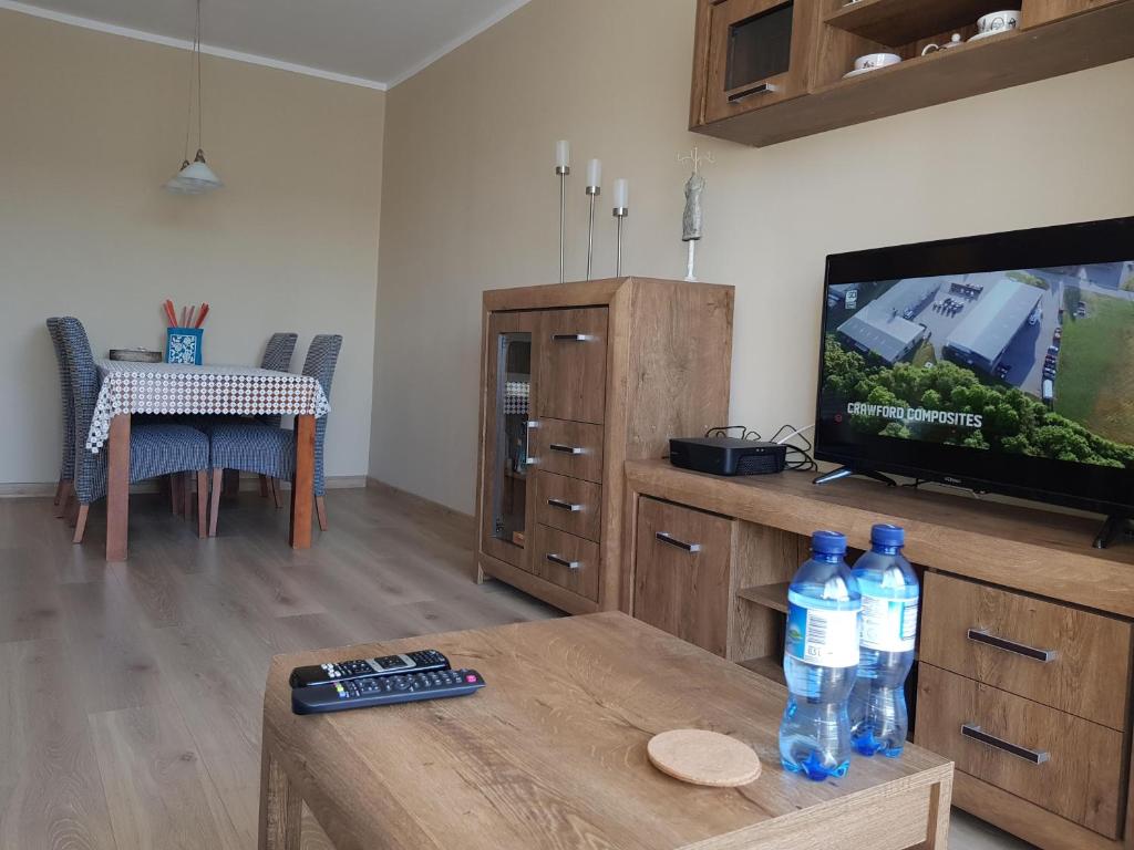 Kuchyňa alebo kuchynka v ubytovaní Apartament Kinio