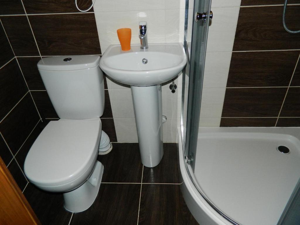 Koupelna v ubytování Mini-Hotel Ocean