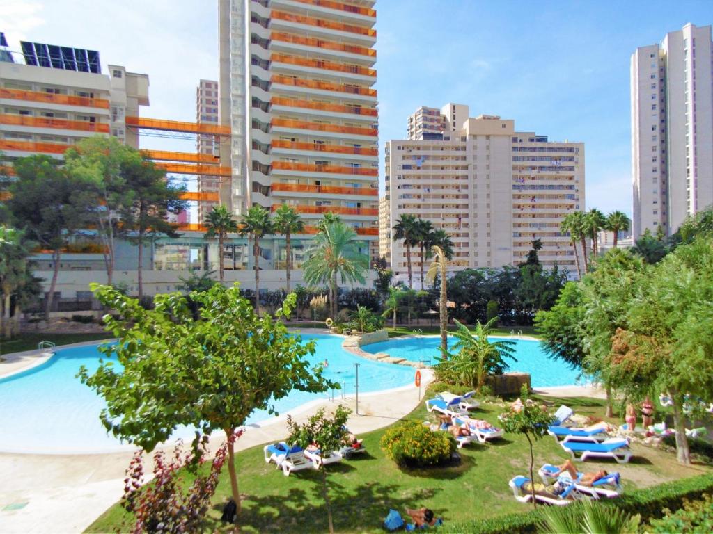Bazén v ubytování Gemelos 22 Resort Apartment 2-15-B Levante Beach nebo v jeho okolí