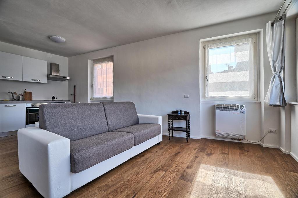 Kuchyň nebo kuchyňský kout v ubytování Marina Apartments