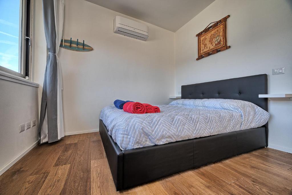 Postel nebo postele na pokoji v ubytování Marina Apartments