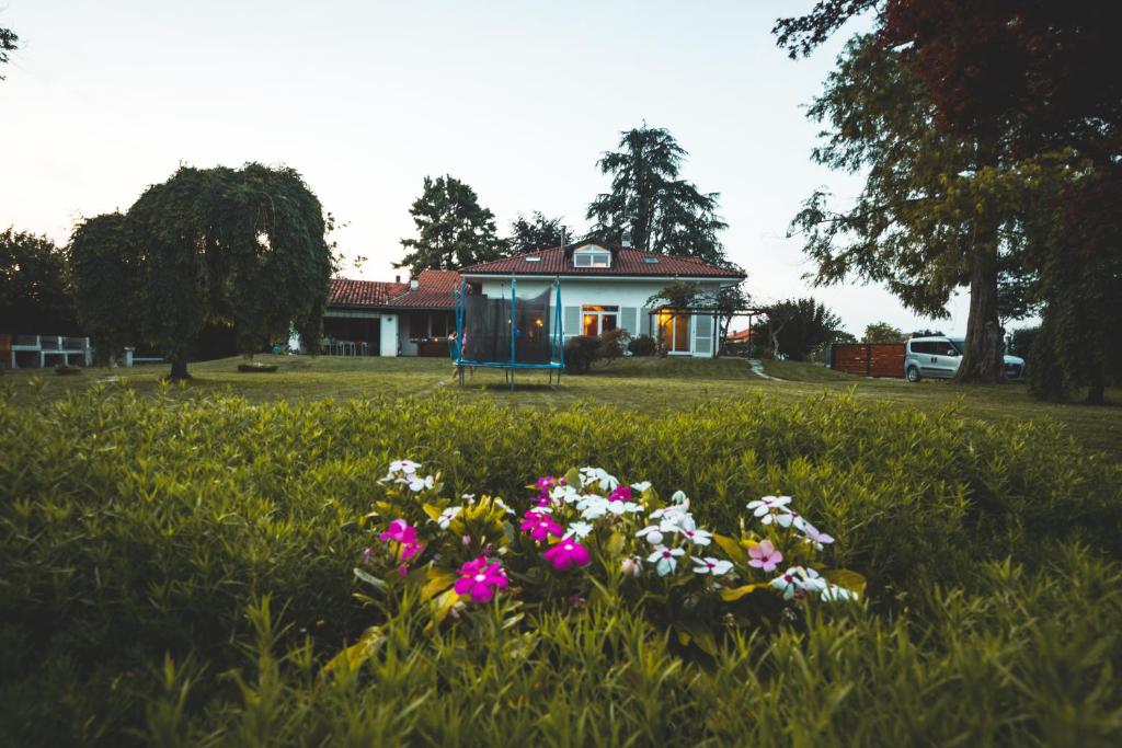 Zahrada ubytování B&B Casa Danoi