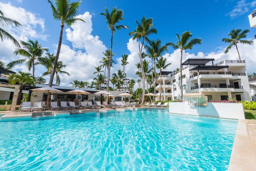 Bazén v ubytování Aligio Apart-hotel & Spa - Las Terrenas nebo v jeho okolí