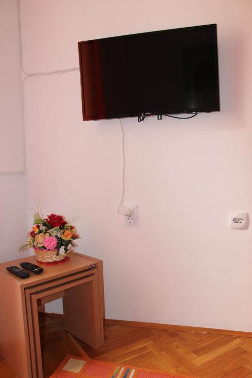 Televízia a/alebo spoločenská miestnosť v ubytovaní Dudić apartmani