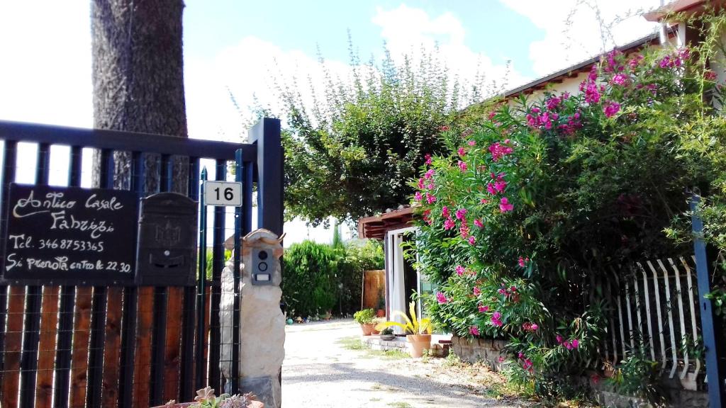 A garden outside Antico Casale Fabrizi