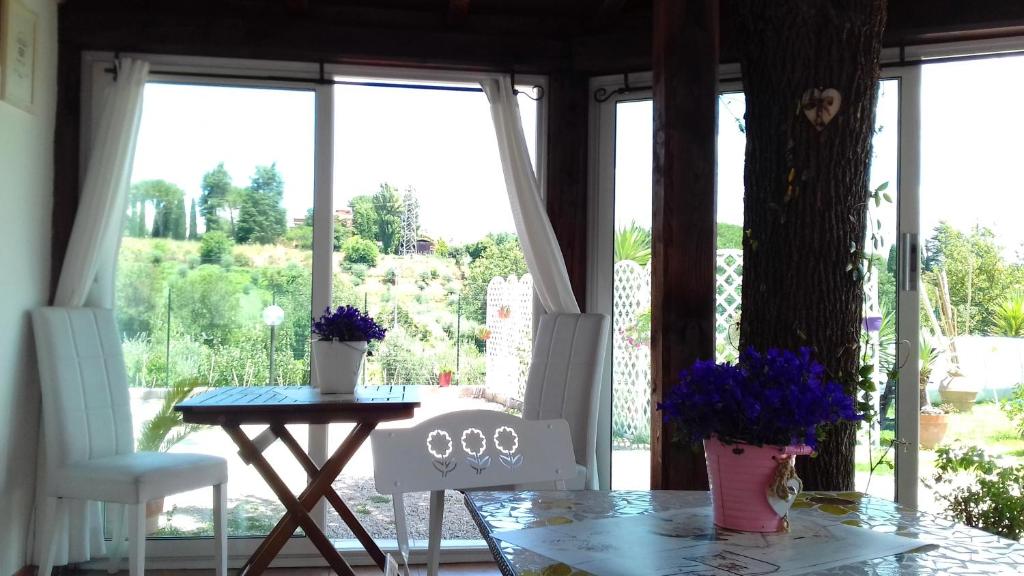 A garden outside Antico Casale Fabrizi