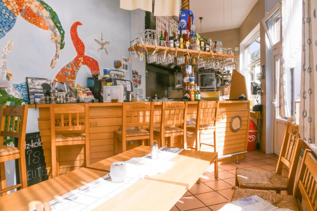 Lounge nebo bar v ubytování Haus Seemannstreu