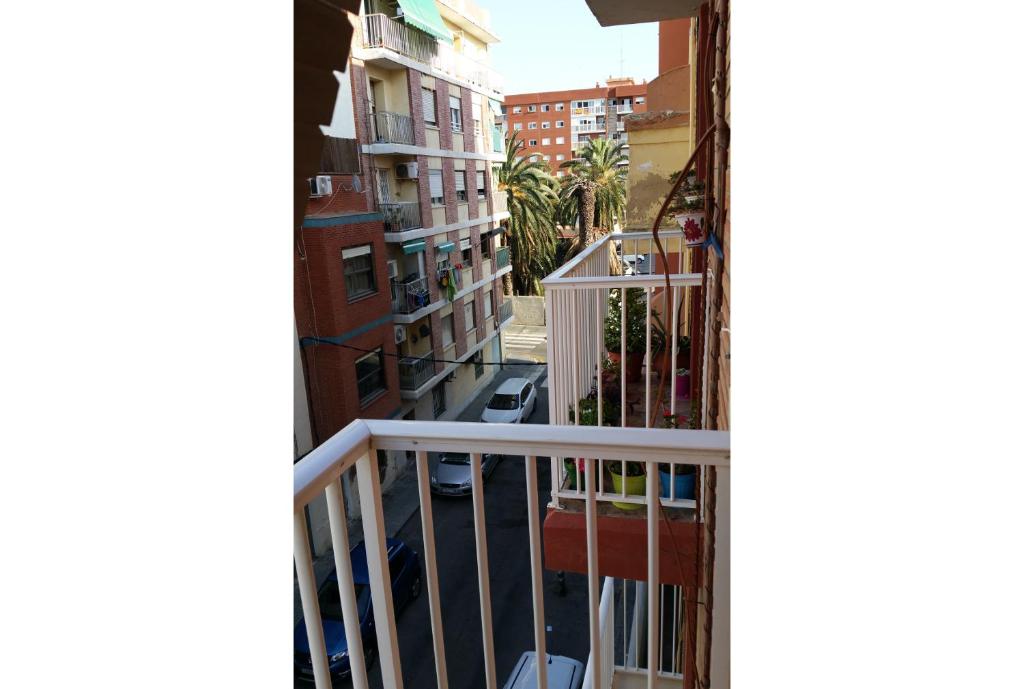 Balkón nebo terasa v ubytování Smart Apartment near Malvarossa beach