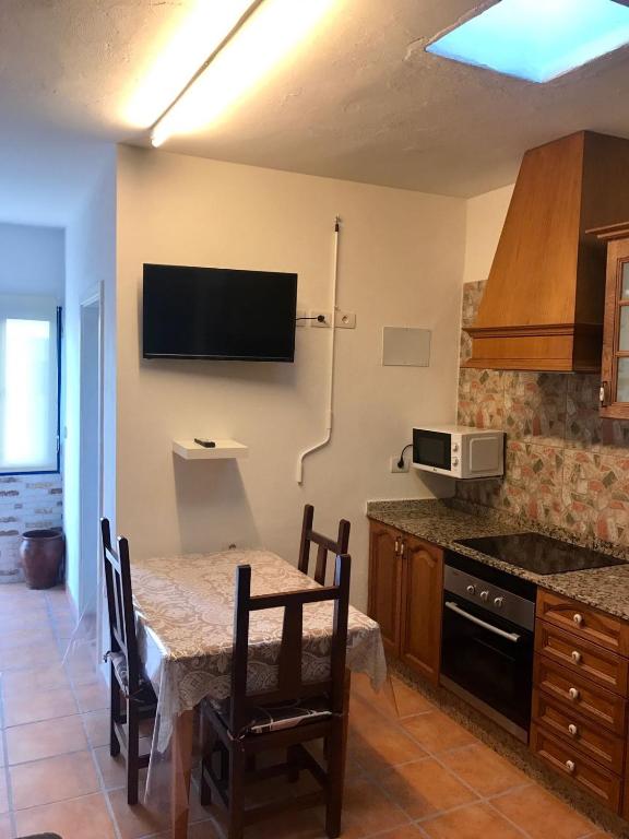 Kuchyň nebo kuchyňský kout v ubytování Casa Las Velas