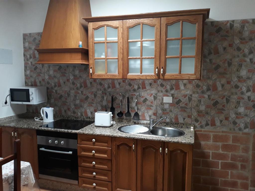 Kuchyň nebo kuchyňský kout v ubytování Casa Las Velas