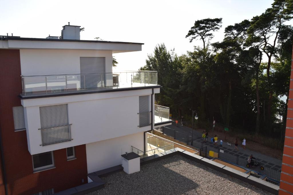 Balkón alebo terasa v ubytovaní Apartament Ibiza przy plaży