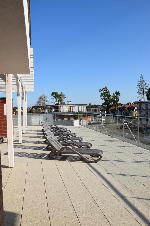 Balkón alebo terasa v ubytovaní Apartament Ibiza przy plaży