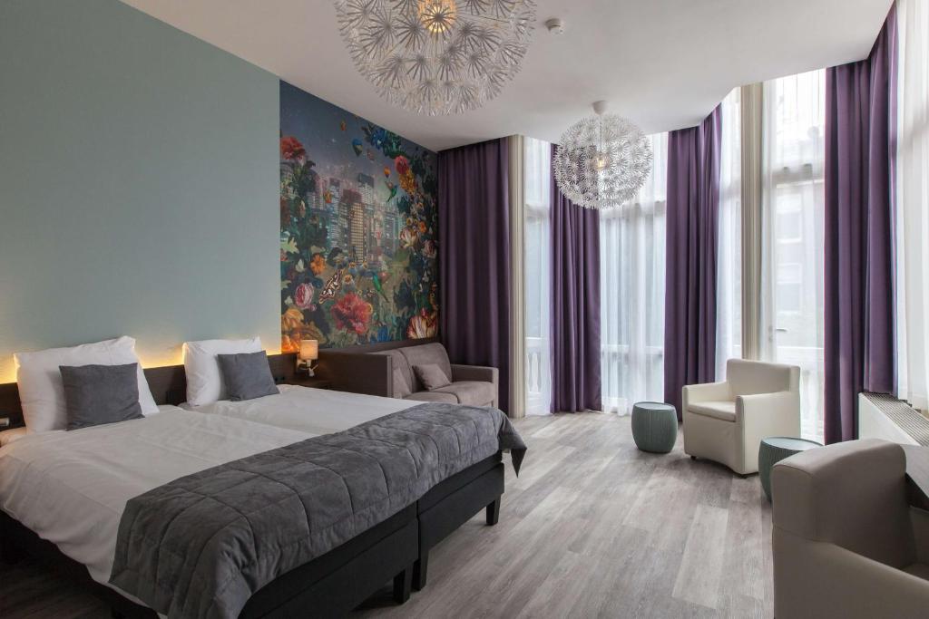 Postel nebo postele na pokoji v ubytování Best Western Hotel Den Haag