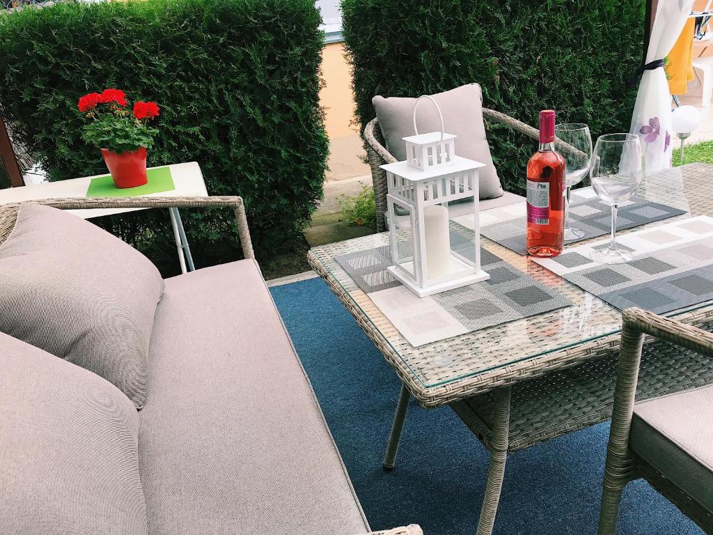 Posezení v ubytování Altan Apartments