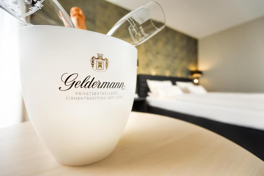 Postel nebo postele na pokoji v ubytování Hotel Hiemann - Superior