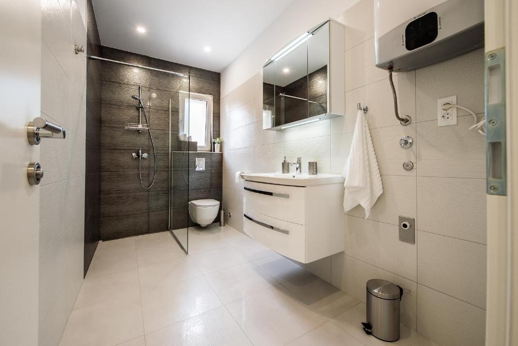 Kúpeľňa v ubytovaní Solin apartments Praetorium