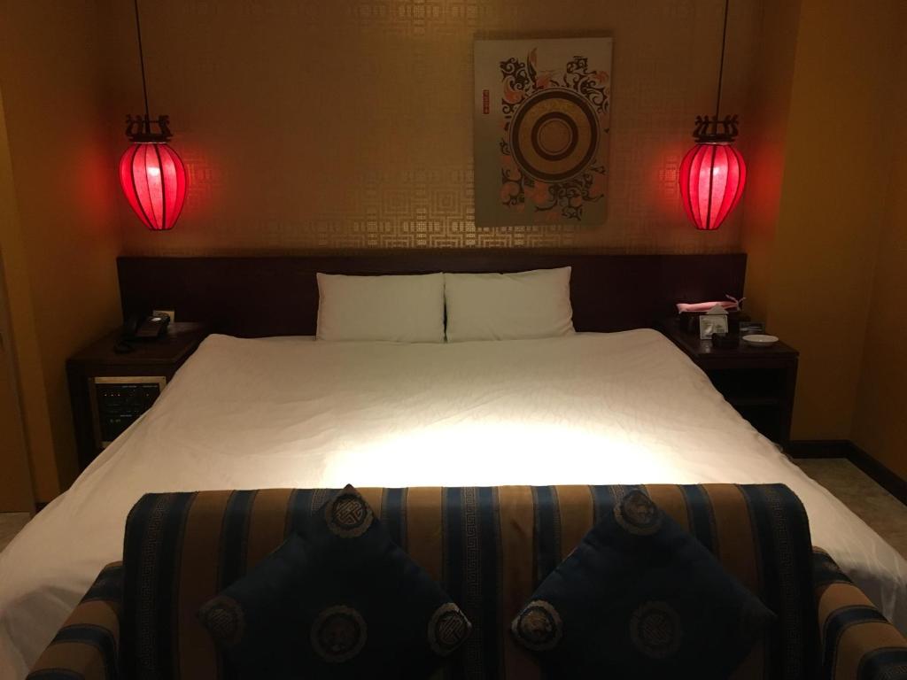 Postel nebo postele na pokoji v ubytování Hotel Cuna Kyoto Love Hotel