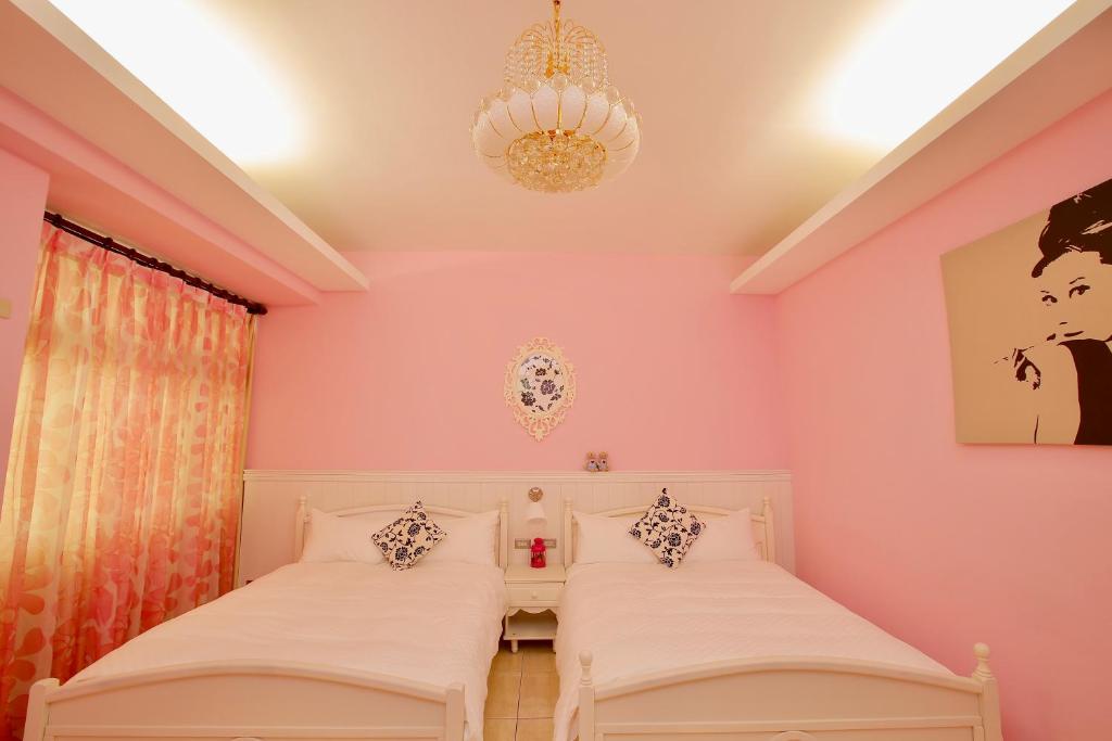 Cama o camas de una habitación en Waterfront Villas B&B