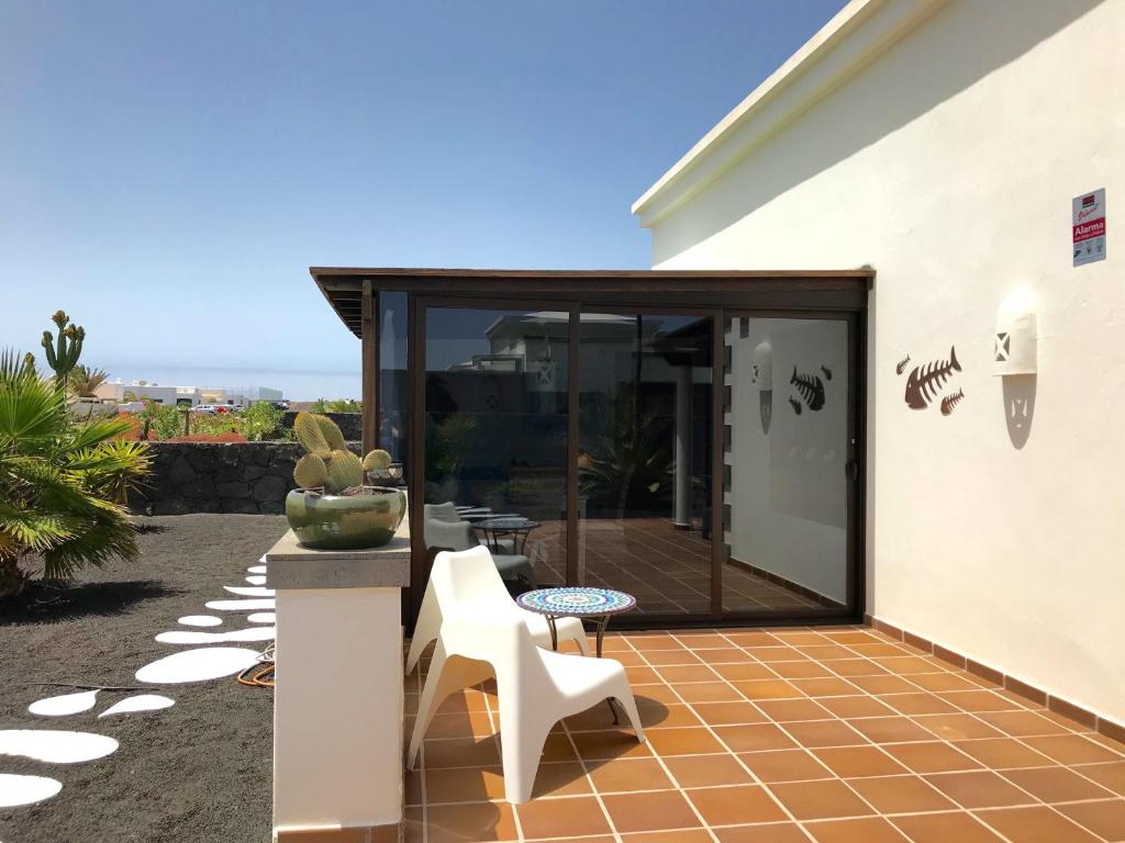 A balcony or terrace at Villa Mici