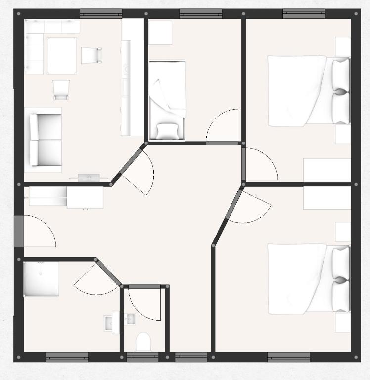 Půdorys ubytování Ferienwohnung Märzinger