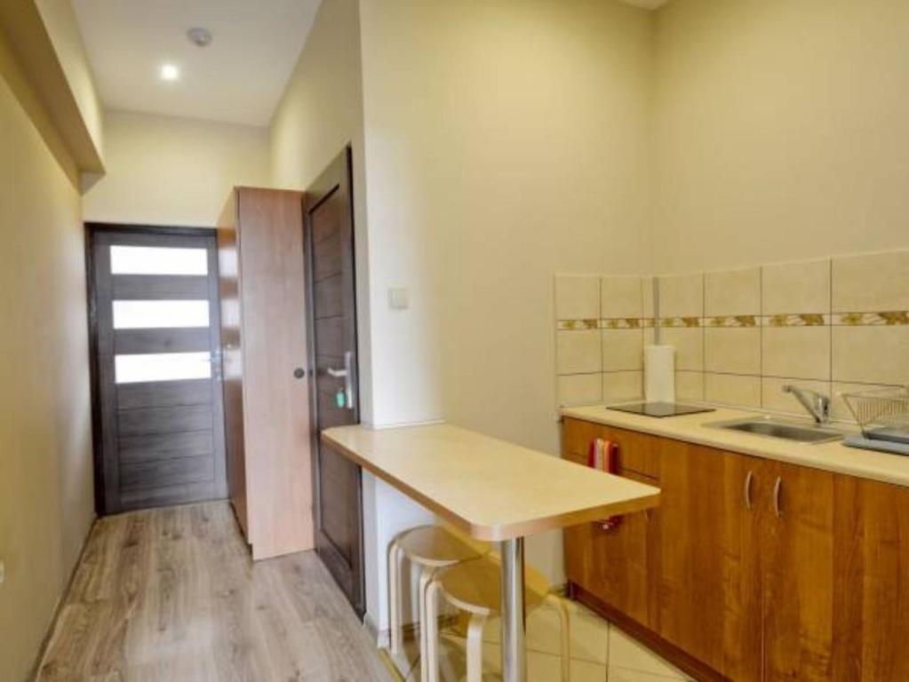 Kuchyňa alebo kuchynka v ubytovaní Mini Apartamenty Dominika