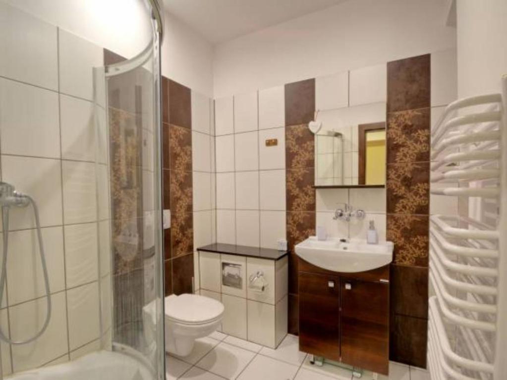 Kúpeľňa v ubytovaní Mini Apartamenty Dominika