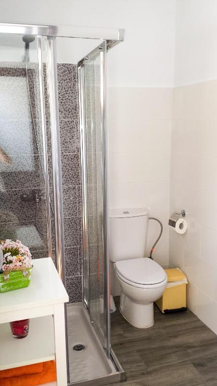 Koupelna v ubytování Casa PALMAROSA