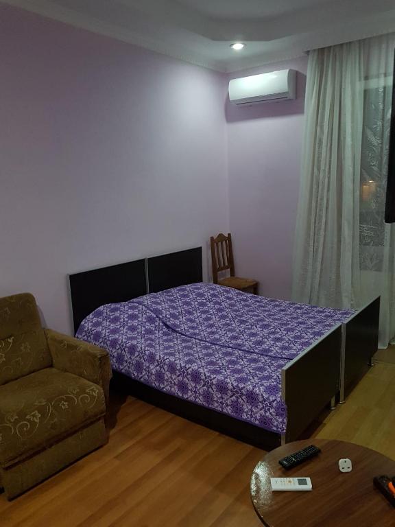 Letto o letti in una camera di Seaside House Kobuleti